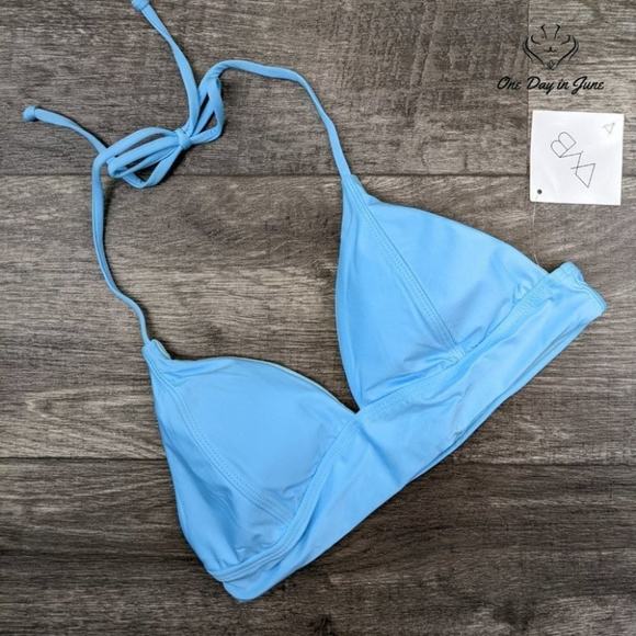 Vicious Young Babes Ocean Eyes Halter Bikini Top Swimsuit Size M - Picture 3 of 4